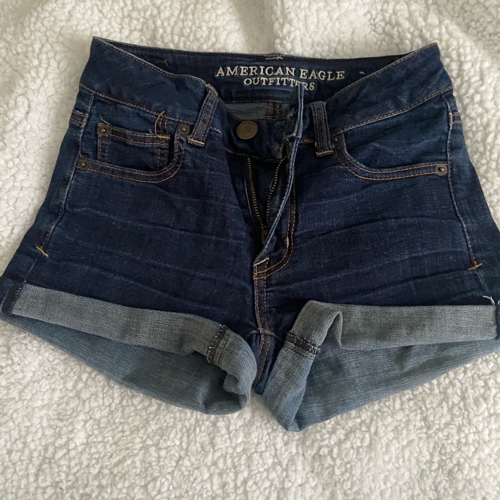 American Eagle Jean Shorts (will wash clothes to get wrinkles out)!